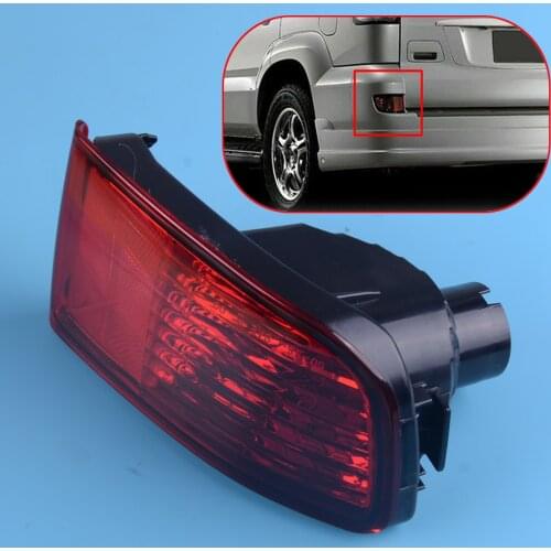 81590-60141 Car Rear Left Bumper Red Reflector Tail Light Lamp Fit for Toyota 4Runner 2005 2004 2003 Accessories