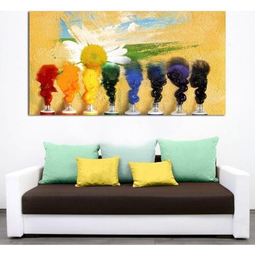 JQHYART Abstract Art Painting Wall Art Canvas Decorative Living Room Painting Wall Painting Picture No Frame Posters And Prints