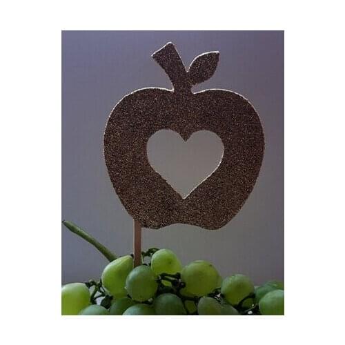 Glitter new baby, Fruitful Apple Fruit of Love, Mommy to Be Cupcake Toppers baby shower baptism party toothpicks