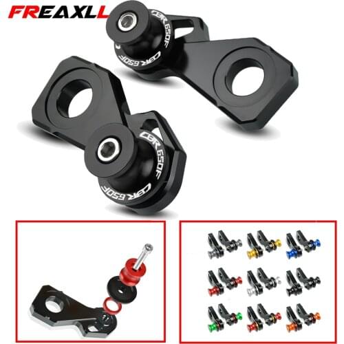Motorcycle CBR650F Rear Wheel Axle Stand Pick UpHook Set 8MM Swingarm Sliders For Honda CBR650F CBR 650F 2014-2018 2016 2015