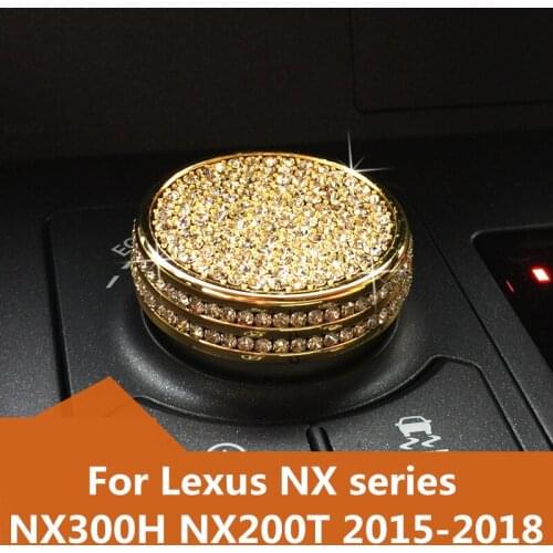 For Lexus NX series NX300H NX200T 2015-2018 air conditioning Rotate Button Decorative frame Interior decoration Auto Accessories