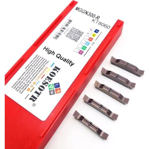 Slotting inserts MGGN200 MGGN300 MGGN150 MGGN400 R original cemented carbide slotting inserts lathe metal parts MGGN alloy tools