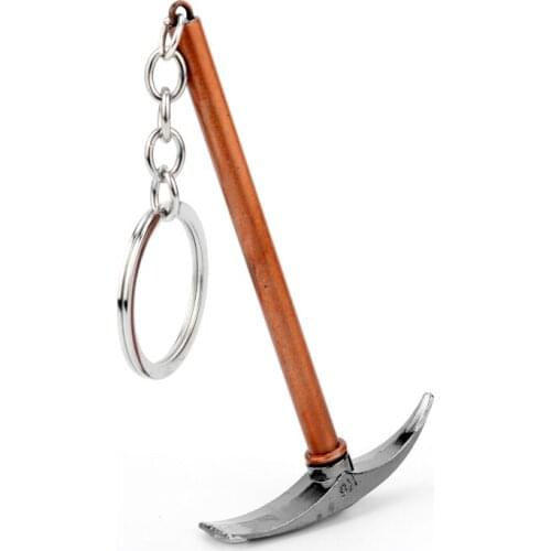 Dongsheng Fashion Jewelry 3D H6 Hammer Axe Battle Royal Keychain Letter Victory Royale Weapon Keyring for Men Boy Gift