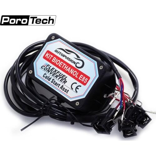 Cold Start Asst Flex Fuel Connector E85 Cold Engine Starting Asst Conversion Kit 4/6/8cyl for EV1, EV6,Nippon Denso,Delphi,other