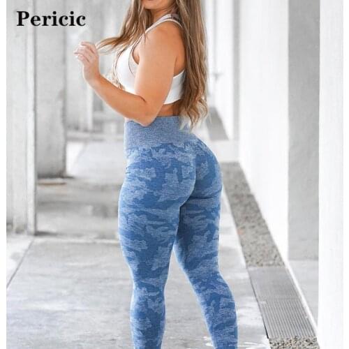 Camo Seamless Leggings High Waist Athletic Exercise Fitness Booty Push Up Yoga Pants Women Gym Clothing Sport Legging Activewear