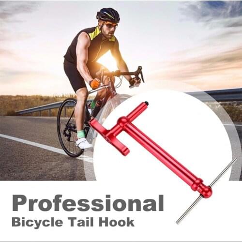 Red Small Bicycle Derailleur Hanger Alignment Gauge Tool Derailleur Hanger Alignment Gauge Sturdy for Bicycle
