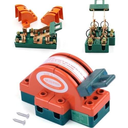 LETAOSK 32A 2 Pole Double Throw DPDT Knife Change Over Safety Disconnect Switch 220V/380V