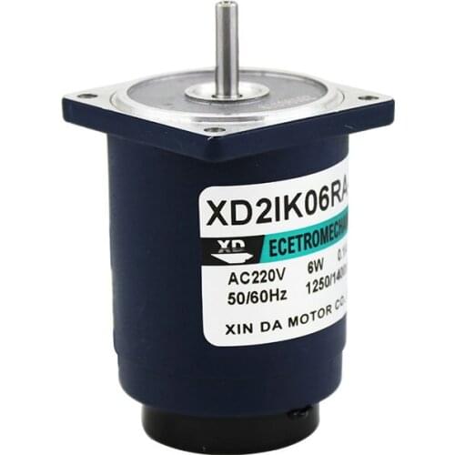 220V AC motor 6W speed adjustable single-phase micro fast motor high-speed forward and reverse control small motor