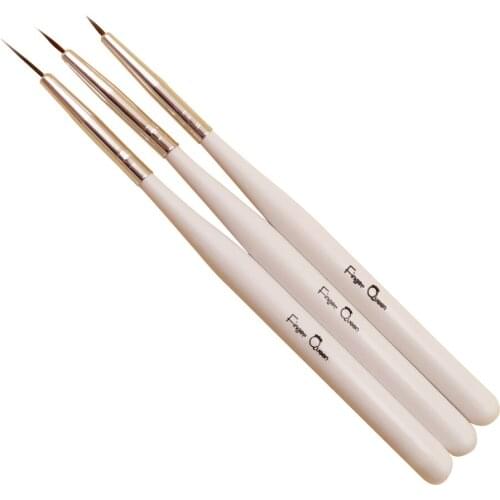 Nail Brush Set 3 Specifications Painting Pull Line Nail Brush Cleaning Very Convenient Suitable for Salon or DIY Personal Use