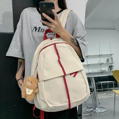 New Womens Backpack Nylon Waterproof School Backpacks College School Bags For Teenager Girls School Backpack