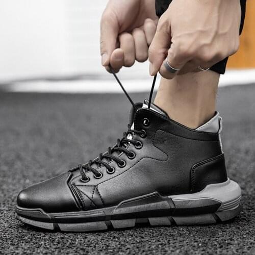 Zapatillas men for mens sneakers breathable sports couro cuero shoes stylish zapatos sapato top Sneaker masculino casuales High