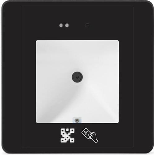 2D QR Code RFID Reader Access Control card reader 125khz ID 13.56mhz IC QR code Scanner USB/WEIGAND/RS232/485 compatible