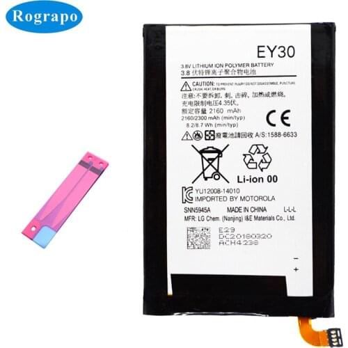 Full 2300mAh EY30 Mobile Phone Replacement Battery For Motorola Moto X 2nd Gen XT1093 XT1085 XT1095 XT1096 XT1097