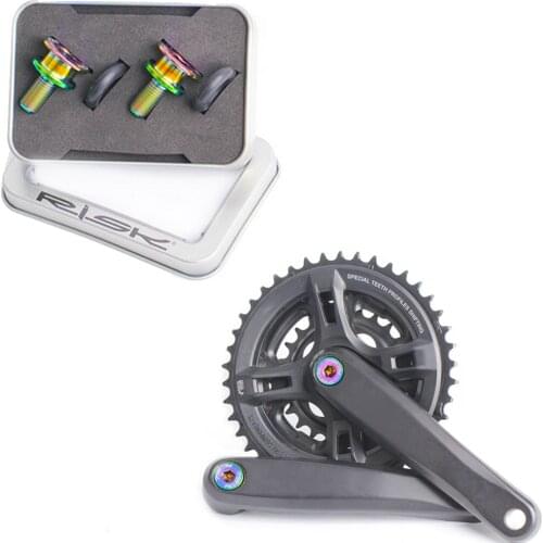 Bike M8x15 Chainwheel Crank Arm Square Hole Square-Taper BB Fixing Bolt Bicycle Bottom Bracket Fixed Screw Waterproof Screws New