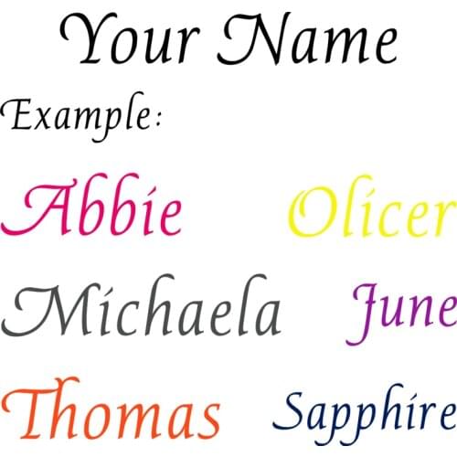 Personalized Name Custom Vinyl Decal Sticker Door Boys Girls Children Nursery Home Decor