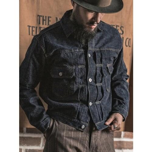 Bronson 1954 Type 2 Denim Jacket Lot 807XX Selvedge Vintage Trucker Workwear Rigid