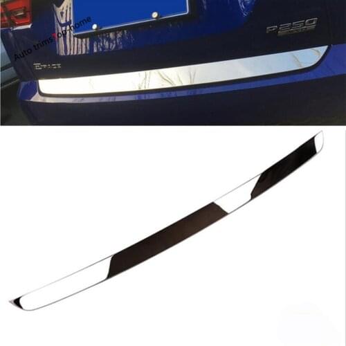 Yimaautotrims Rear Trunk Tailgate Door Molding Up Streamer Strip Cover Trim Fit For Jaguar E-pace E pace 2018 2019 2020 Exterior