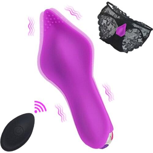 10 Frequency Wearable Dildo Vibrator Women Lace Wear Panties Vibrating Eggs Female Wireless Remote Control Vibrator Jumping Eggs