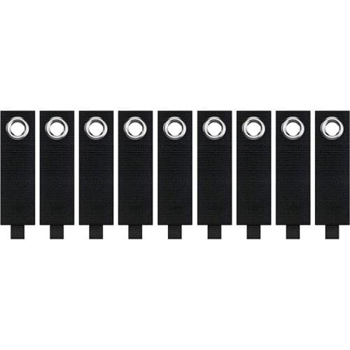 9 Pack Extension Cord Holder Organizer Heavy-Duty Storage Straps Hook and Loop for Garage Organization - Large