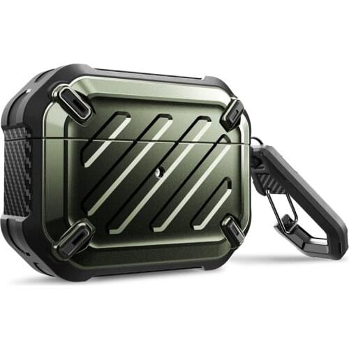 For Airpods Pro Case 2019 SUPCASE UB Pro Full-Body Rugged Protective Cover with Carabiner For Apple Airpods Pro (2019 Release)