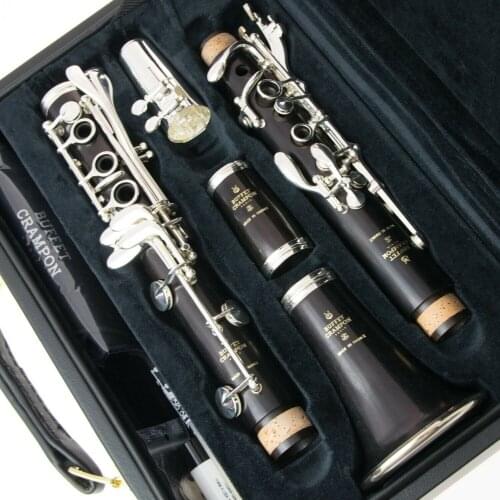 MFC Professional Bb Clarinet R13 Ebony Wood Clarinets Nickel Silver Key Musical Instruments Case Mouthpiece Reeds