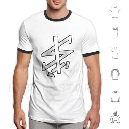 St-Chrome Effect T Shirt Cotton Men DIY Print St Toecutters Toe Cutter Mad Max Shiny Chrome White Typography Suicide Prevention