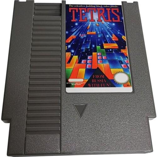 Tetris- Game Cartridge For NES Console 72 Pins 8bit Single card