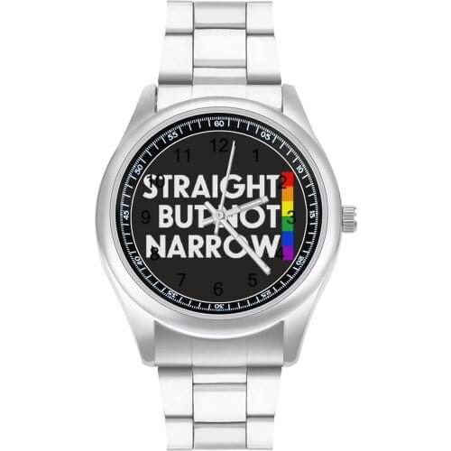 Gay Pride Quartz Watch Stainless Design Wrist Watch Boys Home Retro Cheap Wristwatch