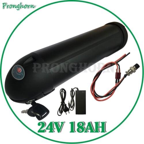 24V 18AH Electric Bicycle li-ion Battery 24V 18AH Ebike Lithium ion Battery 350W 500W 24V Built-in 20A BMS+ 2A Charger Duty Free