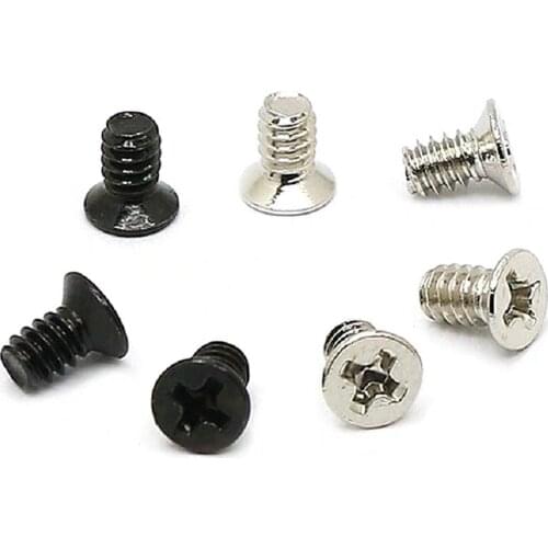 1000pcs/lot Steel 3.5" Hard Drive HDD Tray Computer Chassis Hard Disk Black Screw For PC