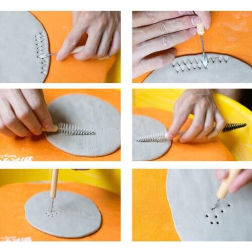 30pcs DIY Clay Pottery Tool Set Drill Pen Ceramics Sculpting Carving Sculpture