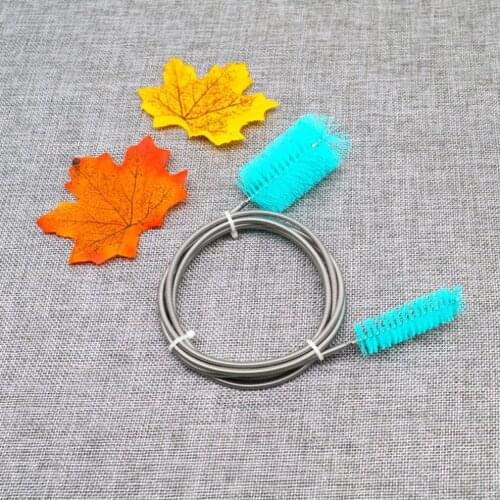 Stainless Steel Tube Cleaning Brush Single End Flexible Aquarium Fish Tank Filter Pump Hose Pipe Brushes Cleaner