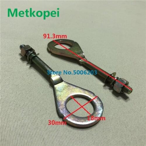 Motorcycle CG125 driven chain tensioner regulator for Honda 125cc CG 125 adjust rear pull jack chain tensioner