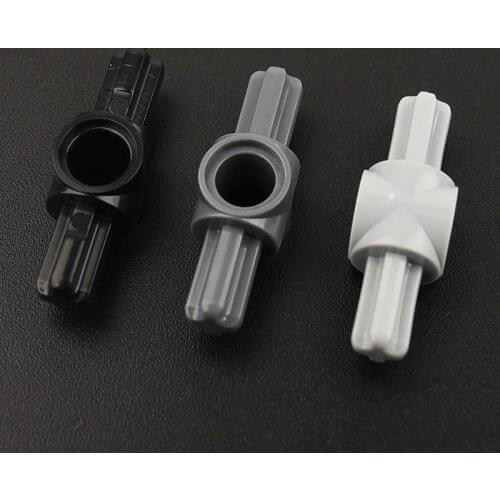 10Pcs 27940 High-Tech Connectors MOC Parts with 2 CROSS AXLE [180 Degree] Building Block Bricks DIY Toys