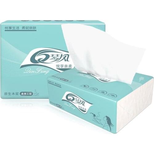 20 Packs Three Layer Toilet Tissue Home Bath Toilet Table Kitchen paper Soft Toilet Paper Skin-friendly Paper Roll
