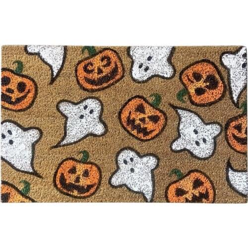 2021 Pumpkin Pattern Pattern Halloween Doormat Blanket Personalized Front Door Decorations Halloween Front Door Decorations Gift