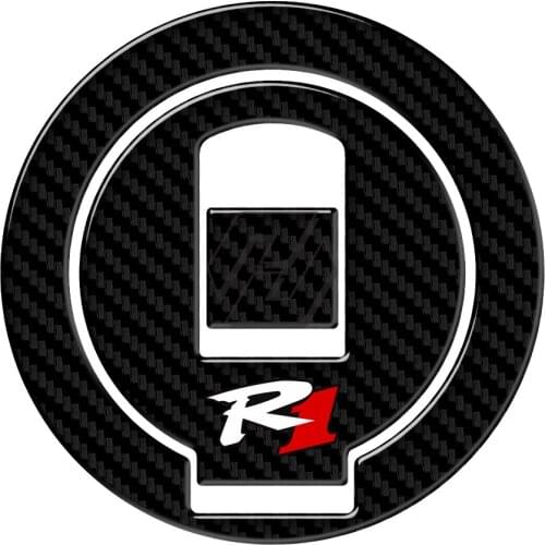 3D Carbon-look Motorcycle Fuel Gas Cap Protector Decals Case for 98-99 Yamaha YZF-R1 R1 1998 1999