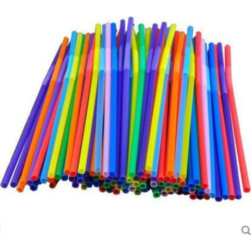 Barware Bar Accessories Color Art Straw Long Juice Drink Straw Birthday Wedding Party Event Supplies Decoration 100pcs/lot