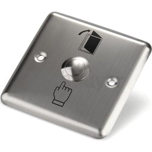 Free shipping Aluminum Alloy push exit button door eixt release button for access control system