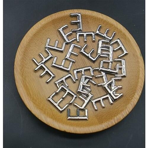 Letter Stud Hot-Fix Rhinestones 11MM Silver Spike And Stud Beads Crafts Diy Shoe Metal Studs Accessories Jean Rhinestones