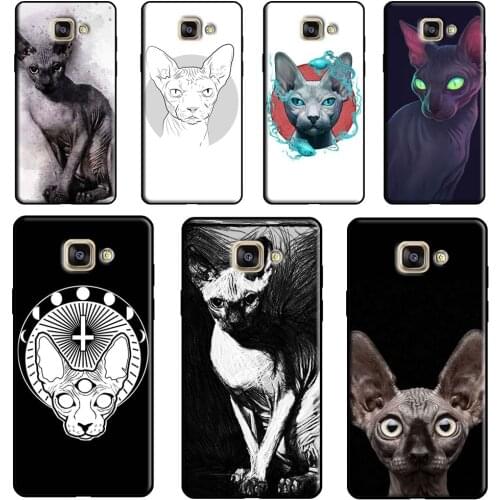 Sphinx Cat Case For Samsung Galaxy J1 J3 J5 J7 A3 A5 2016 2017 J2 Core J4 J6 Plus J8 A6 A7 A8 A9 2018