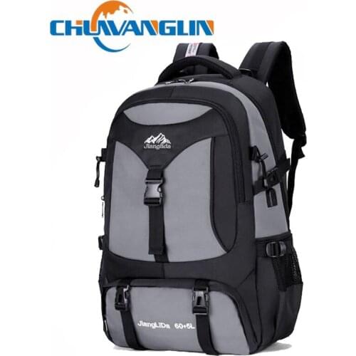 Chuwanglin 65L Large Capacity Climbing Backpack Outdoor Travel Bag Waterproof Riding Backpacks Hiking Back Pack Sports 6181707