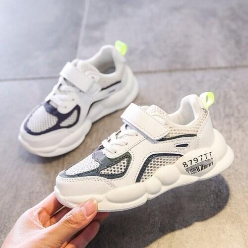 Kids Sneakers 2020 New Summer Children Sport Shoes Boy girl Light non-slip Breathable Mesh Casual Shoes outdoor running trainers