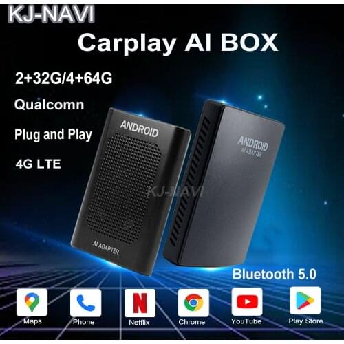 For VW Caravelle Multivan T6 Touareg 4G+64G Apple Carplay AI Box TV Box Plug and Play Auto Car Entertainment System