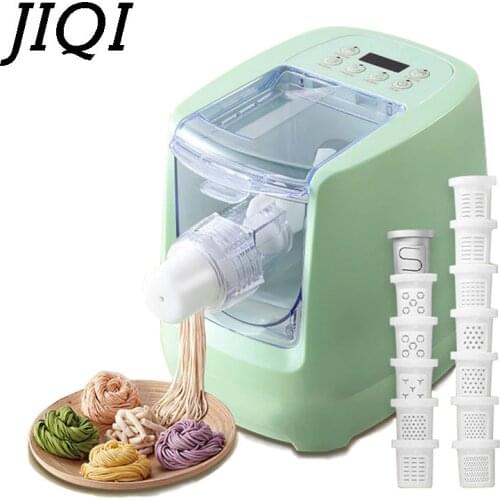 Electric Automatic Noodle Press machine with 13 mold Vegetable Grain Noodles Dumpling Maker Pasta Spaghetti Cutter Dough blender