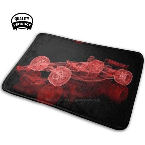 Racing Car Blueprint 2020 Soft House Family Anti-Slip Mat Rug Carpet Racing Motorsport Car 2020 Classic Back To School Driver