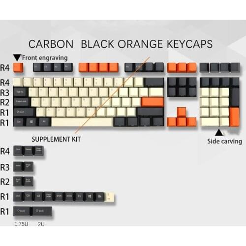 PBT keycaps personalized cross-axis keycaps support 980 thickened keycaps compatible with general models/Lei Bai models