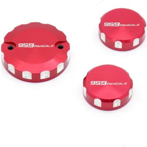 For DUCATI 959 Panigale 2016-2019 Front Brake Clutch Rear Brakes Fluid Reservoir Cylinder Cover Motocycle Oil Cap Tank Cup