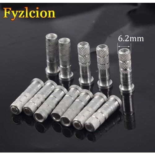 20pcs Hunting Archery Arrow Shaft Aluminum Carbon Fiber Arrowhead Insert 6.2mm Archery Broadheads Accessories
