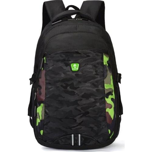 Spring school new 300D camouflage travel backpack for men and women junior and high school students